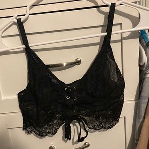 forever 21 lace tank top with corset front.